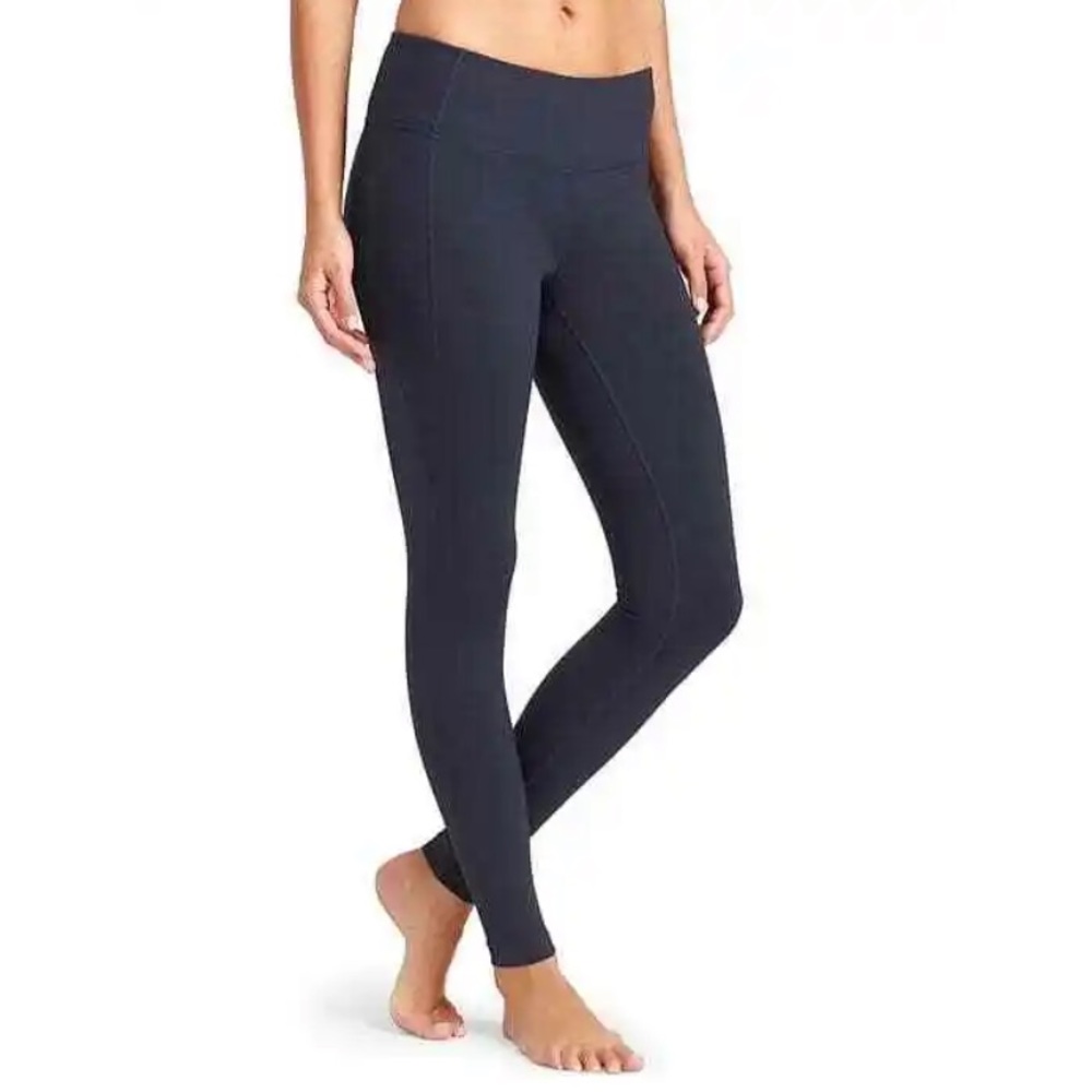 Athleta Navy Revelation Tights- Size S